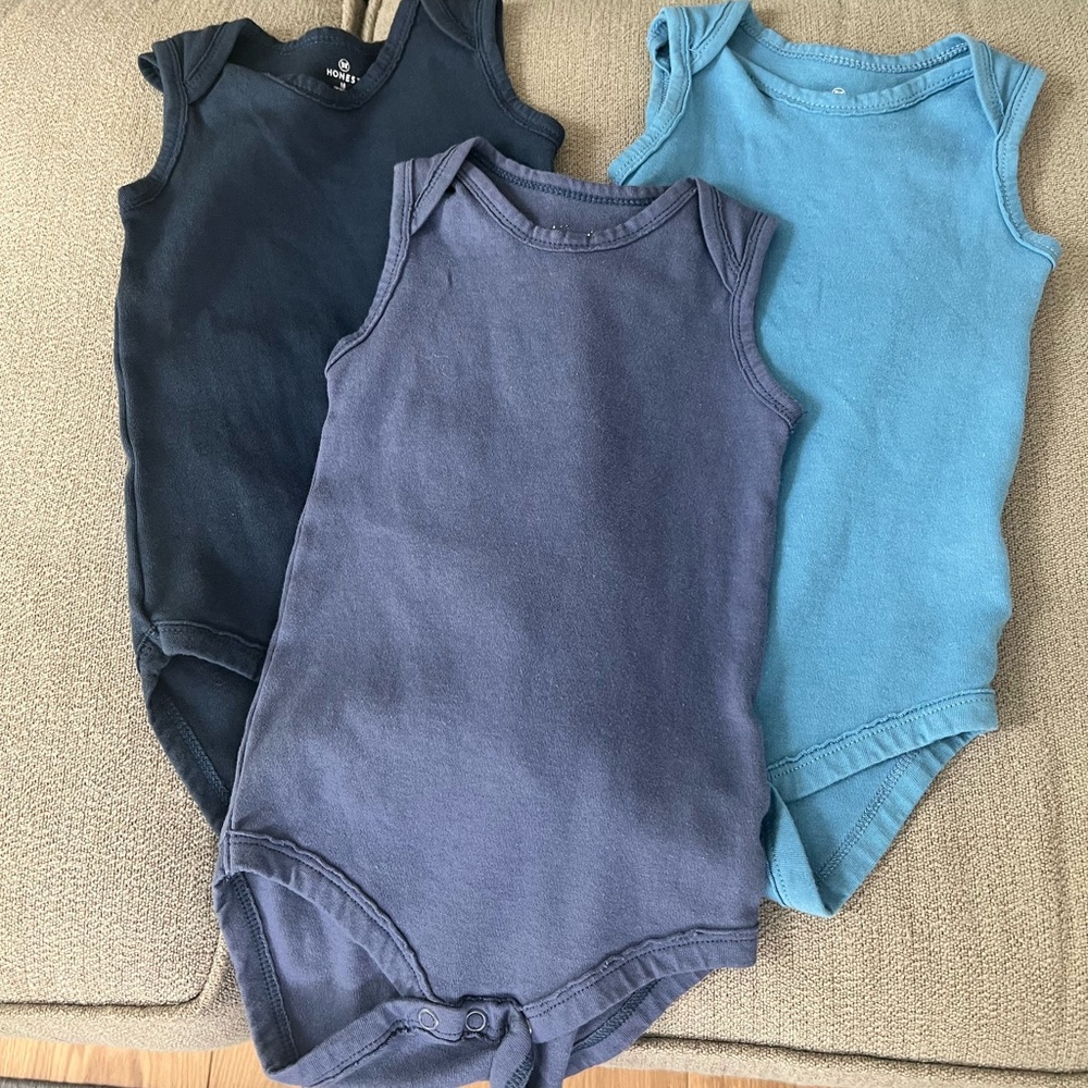 Honest company 18m tank onesies